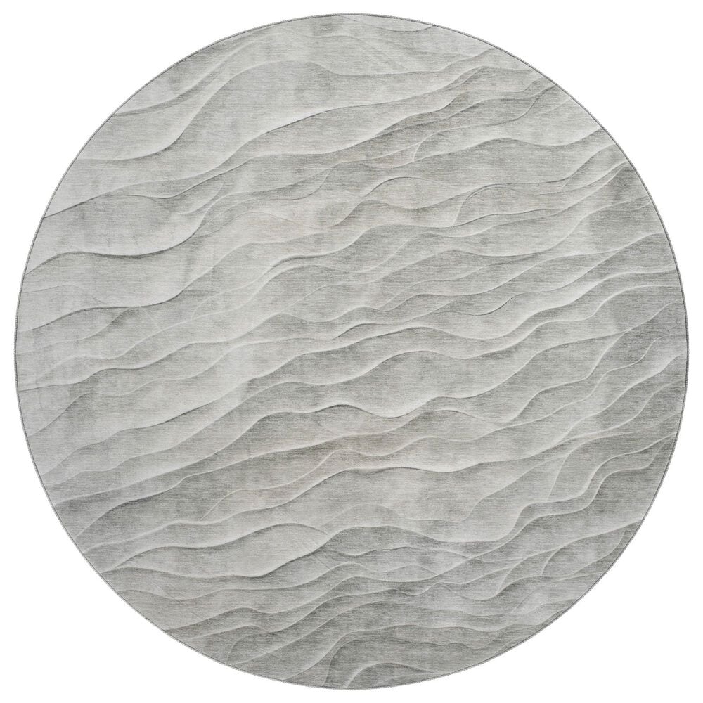 Dalyn Rug Company Pacifica PA1 8" Round Taupe Area Rug, , large