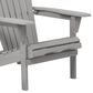 Hearth and Haven Outdoor Folding Adirondack Chair in Gray (Set of 2), , large