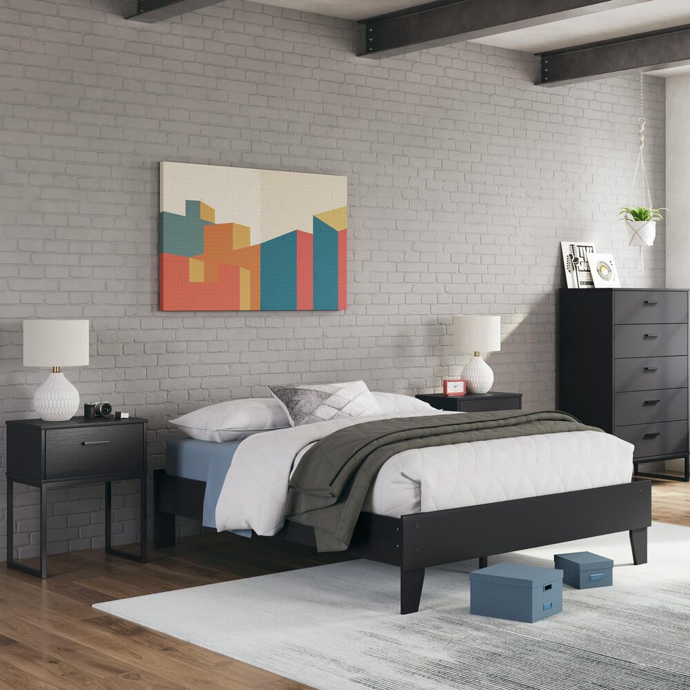 Ashley Socalle Nightstand in Matte Black, , large