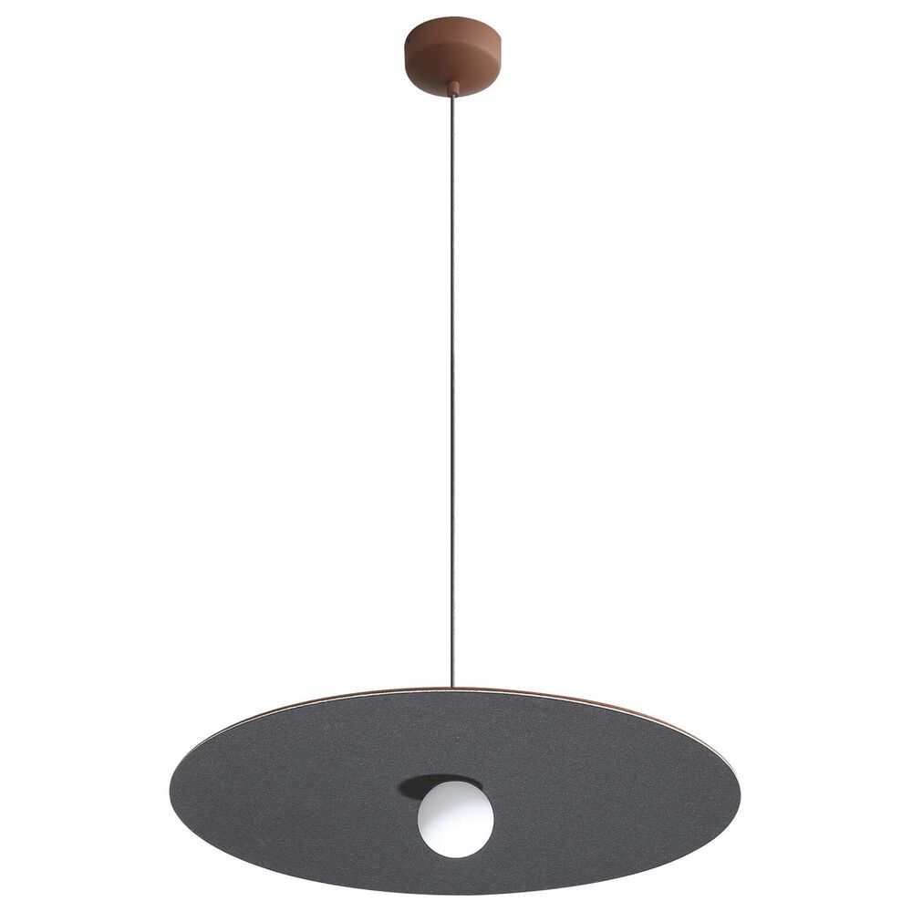 Golden Lighting Faroe 24" 1-Light LED Pendant in Coffee and Black, , large