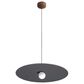 Golden Lighting Faroe 24" 1-Light LED Pendant in Coffee and Black, , large