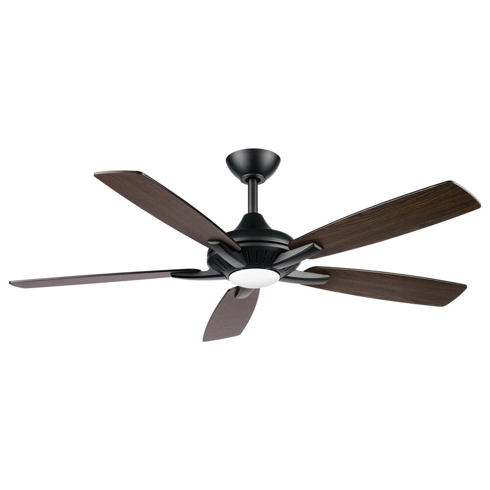 Minka-Aire Dyno 52" Ceiling Fan with Dark Walnut Blades in Coal, , large
