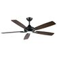 Minka-Aire Dyno 52" Ceiling Fan with Dark Walnut Blades in Coal, , large