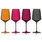 True Brands Reserve Nouveau Crystal Wine Glasses in Sunset (Set of 4), , large