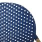 Hearth and Haven Outdoor Wicker Bar Stool with Footrest in Bamboo Print and Navy Blue (Set of 2), , large