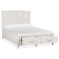 Nicolette Home Willowbrook Queen Storage Bed in Egg Shell White, , large