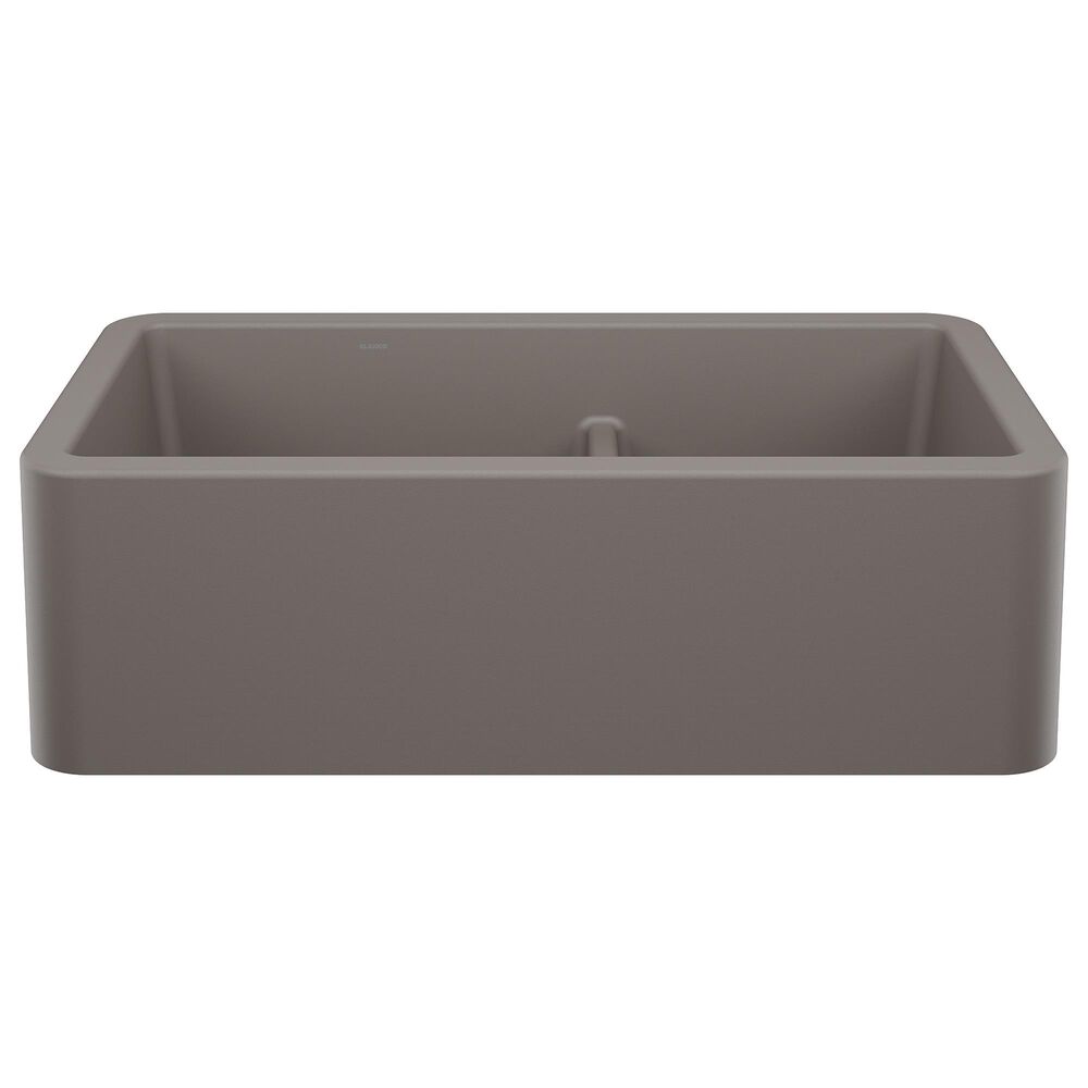 Blanco Ikon 33&quot; Apron Low Divide Sink in Volcano Gray, , large
