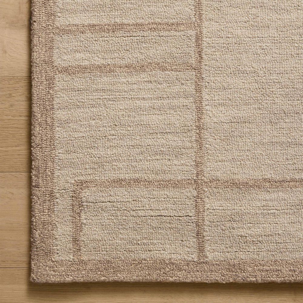 Loloi Barrow Beige and Taupe 2&#39;3&quot; x 3&#39;9&quot; Area Rug, , large