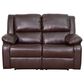 Flash Furniture Harmony Series Loveseat in Brown, , large