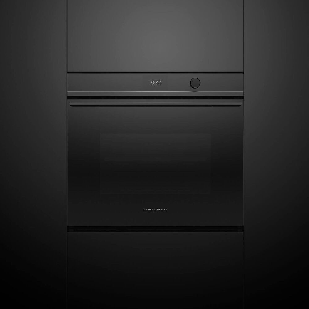 Fisher &amp; Paykel 30&quot; Electric Single Wall Oven with Digital and Knobs Control in Black, , large