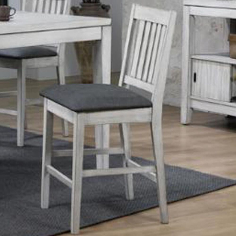 Radius Summer Winds Island Dining Set in White Gray, , large