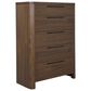 Urban Home Totes 5-Drawer Chest in English Walnut, , large