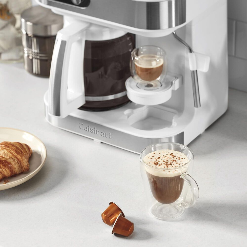 Cuisinart 72 Oz Coffee Center Barista Bar 4-In-1 Coffee Maker in White, , large