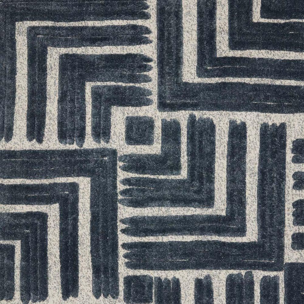 Loloi II Hagen 5&#39;3&quot; x 7&#39;8&quot; Blue and White Area Rug, , large