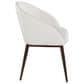 Lumisource Renee Arm Chair with White Cushion in Copper, , large