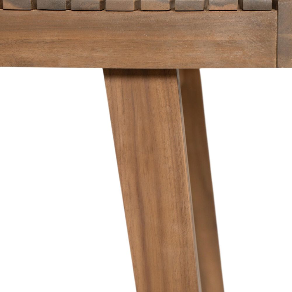 Hearth and Haven Outdoor Rectangular Dining Table in Brown - Table Only, , large