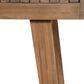 Hearth and Haven Outdoor Rectangular Dining Table in Brown - Table Only, , large