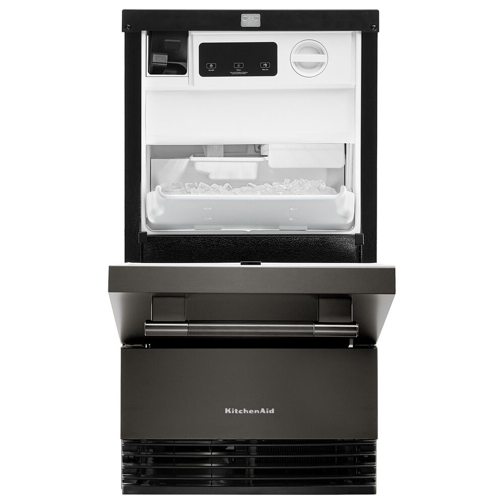 KitchenAid 18" Automatic Ice Maker in Black Ore, , large