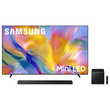 Samsung 100" Mini LED 4K M90H Samsung Vision AI Smart TV with Q-Series 3.1.2 Channel Soundbar System in Graphite Black, Black and Titan Black, , large