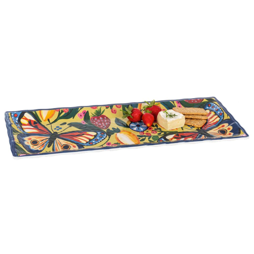Ganz Frolicking Butterflies Platter in Multicolor, , large