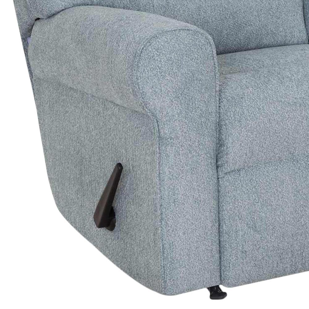 Moore Furniture Morgan Manual Rocker Recliner in Cakepop Chambray, , large