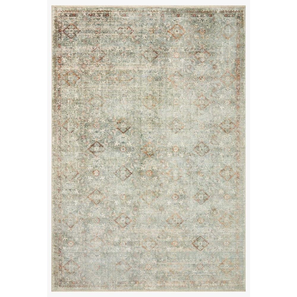 Loloi Sonnet 2"6" x 12" Lagoon and Gold Runner, , large