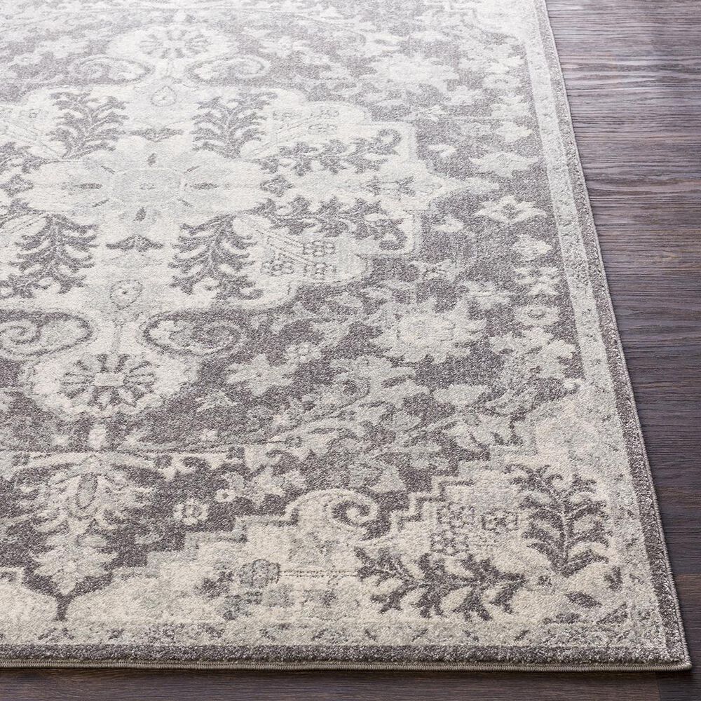 Surya Harput HAP-1071 3&#39;10&quot; x 5&#39;7&quot; Black, Gray and Charcoal Area Rug, , large