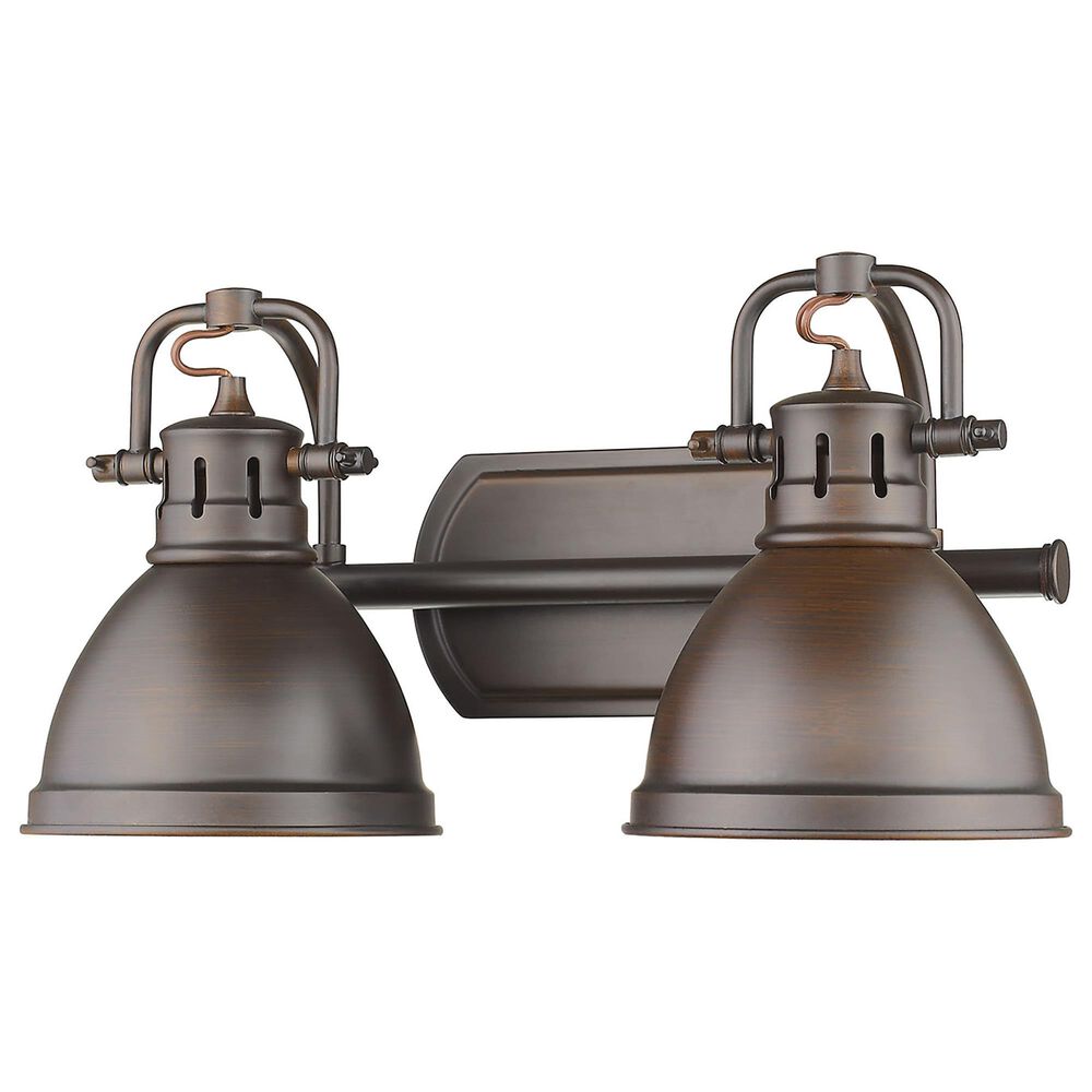 Golden Lighting Duncan 2-Light Bath Vanity in Rubbed Bronze, , large
