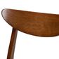 Baxton Studio Parlin Side Chair with Light Beige Cushion in Walnut Brown (Set of 4), , large