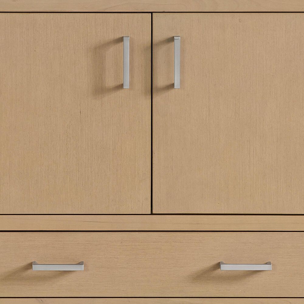 37B Alanya 36" Single Bathroom Vanity in Warm Oak with White Composite Stone Top, , large