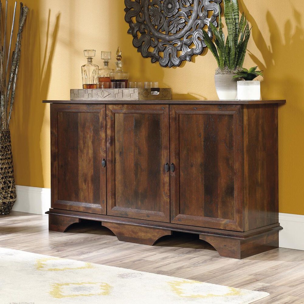 Sauder Viabella Storage Cabinet in Curado Cherry, , large