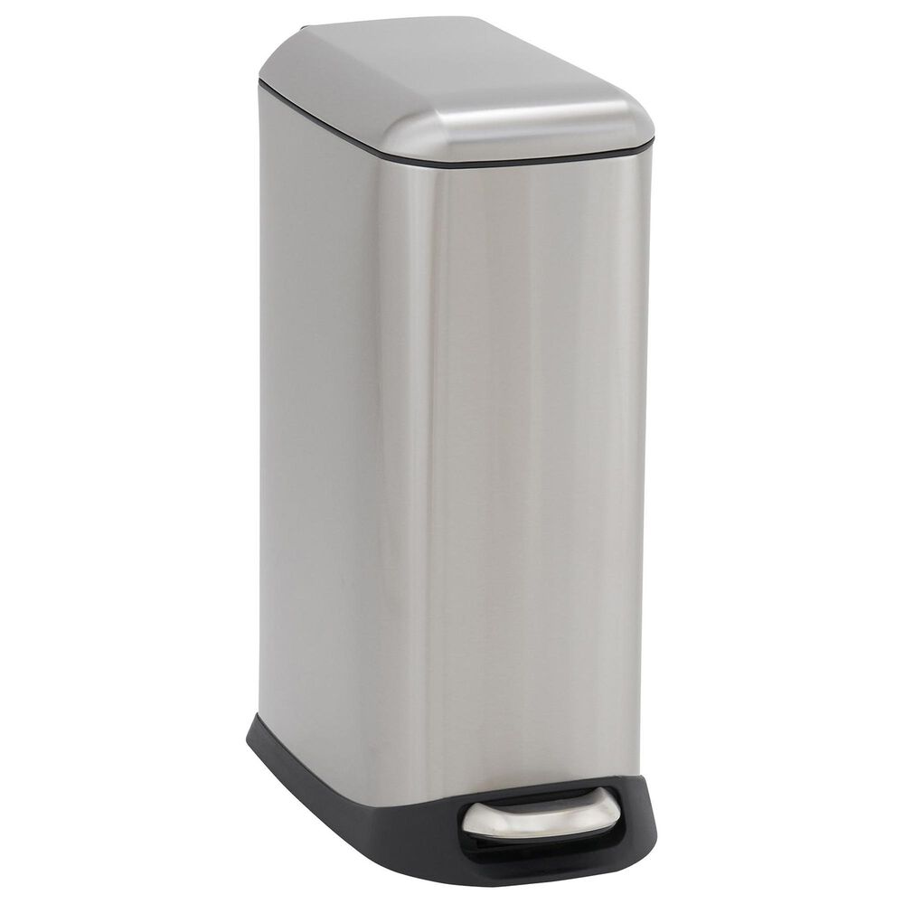 Household Essentials 20L Slim Trash Can in Gray, , large