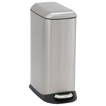 Household Essentials 20L Slim Trash Can in Gray, , large