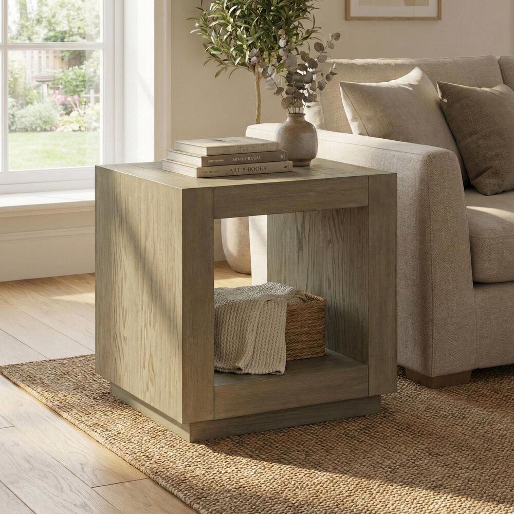 Furniture of America Gryel End Table in Natural, , large