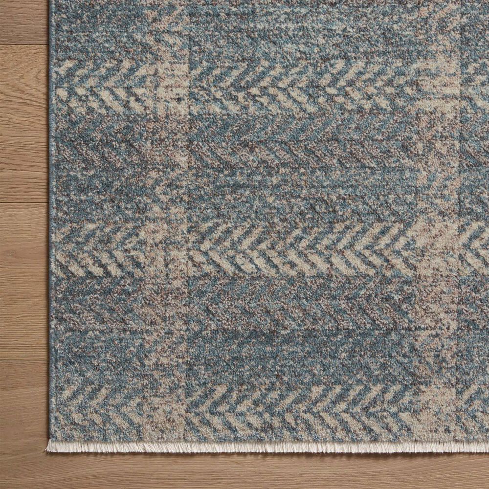 Angela Rose Ember 2&#39;3&quot; x 3&#39;10&quot; Blue and Beige Area Rug, , large