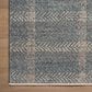 Angela Rose Ember 2"3" x 3"10" Blue and Beige Area Rug, , large