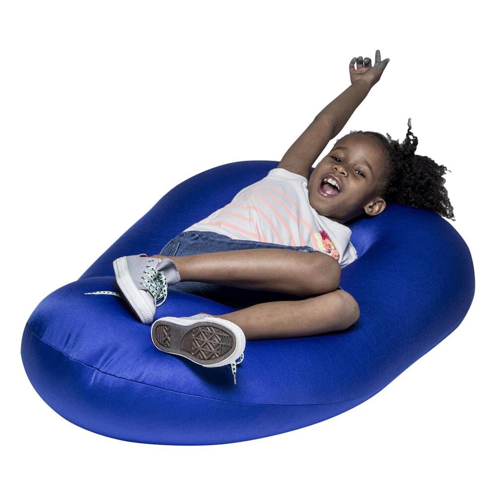 Jaxx Nimbus Small Spandex Bean Bag Chair in Royal Blue