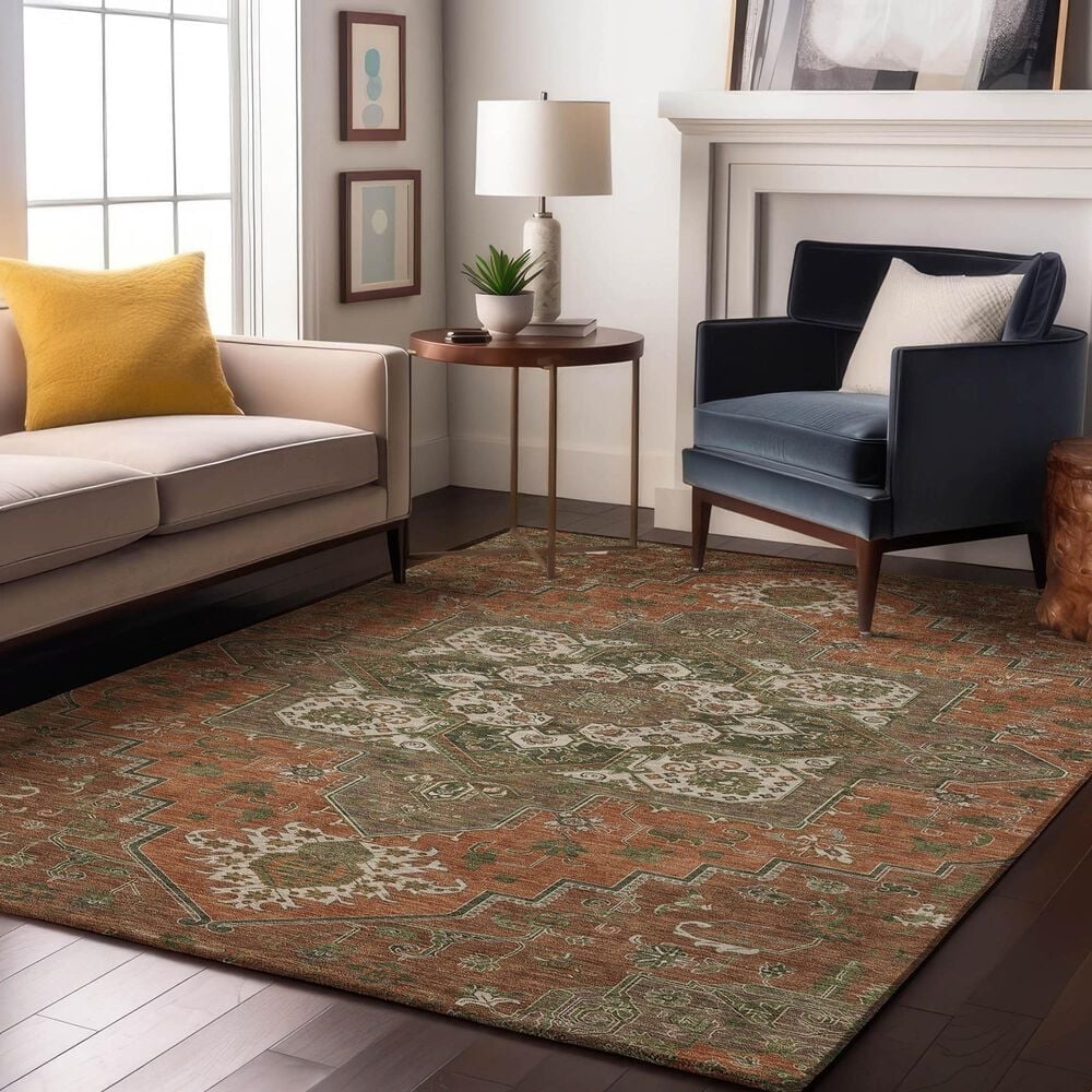 Dalyn Rug Company Tabrook TB9 Rust 5&#39; x 7&#39;6&quot; Area Rug, , large