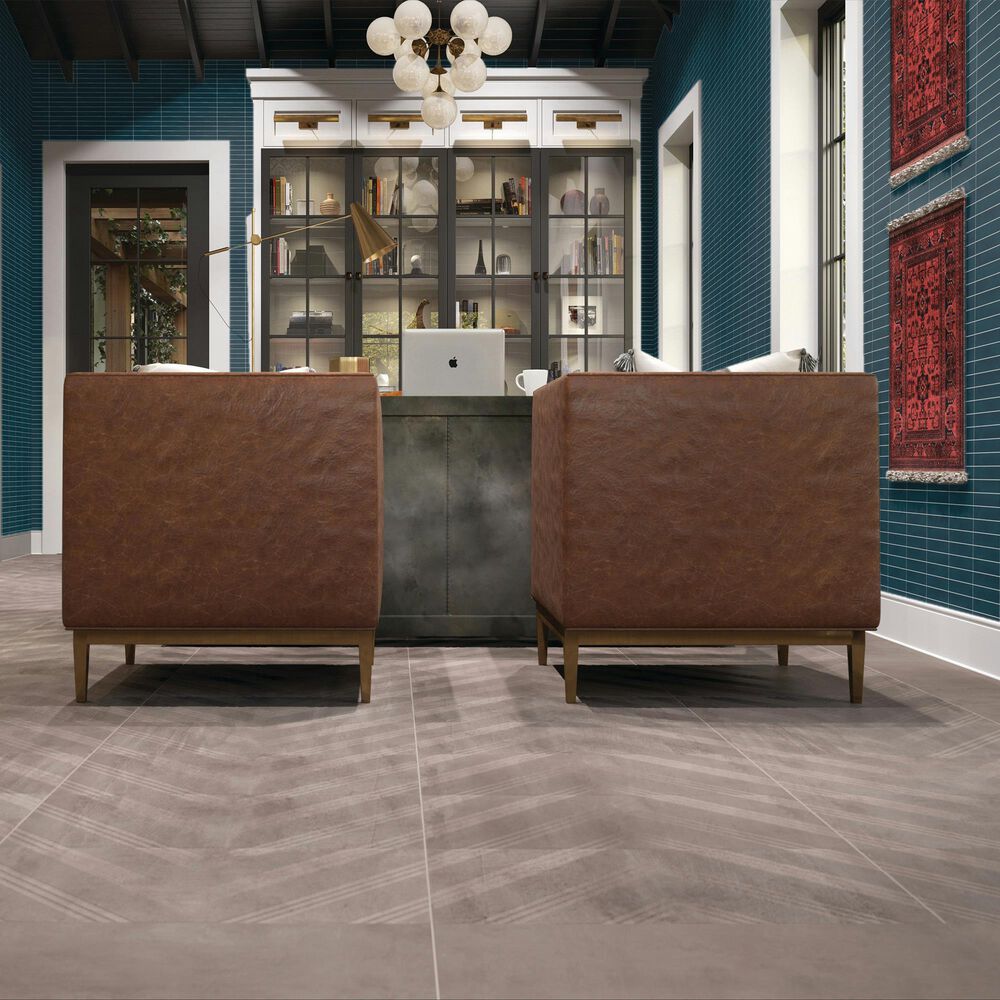 Dal-Tile Artcrafted Tide 1&quot; x 6&quot; Straight Joint on 11.5&quot; x 9.75&quot; Glazed Ceramic Mosaic Sheet, , large