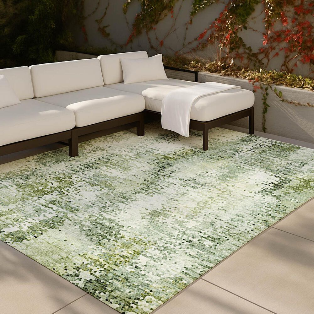 Dalyn Rug Company Lumara Olive 9' x 12' Area Rug, , large