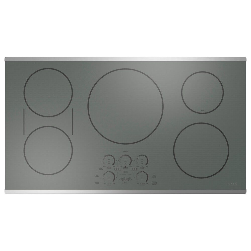 Cafe 2-Piece Kitchen Package with 30" Smart Built-In Convection Single Wall Oven and 36" Touch Control Induction Cooktop in Stainless Steel, , large