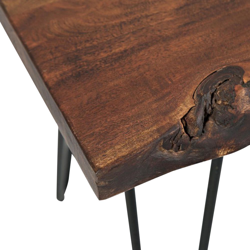 Waltham Nature&#39;s Edge 48&quot; Bench in Chestnut and Black, , large