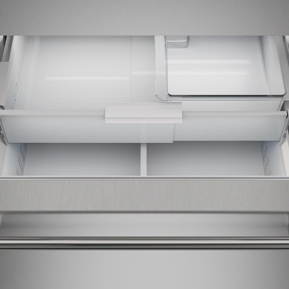 Sub Zero 20.7 Cu. Ft. Classic Right Hinge Bottom-Freezer Refrigerator with Internal Water Dispenser and Pro Handle in Stainless Steel, , large