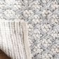 Safavieh Natura NAT404G 6" Square Silver and Ivory Area Rug, , large