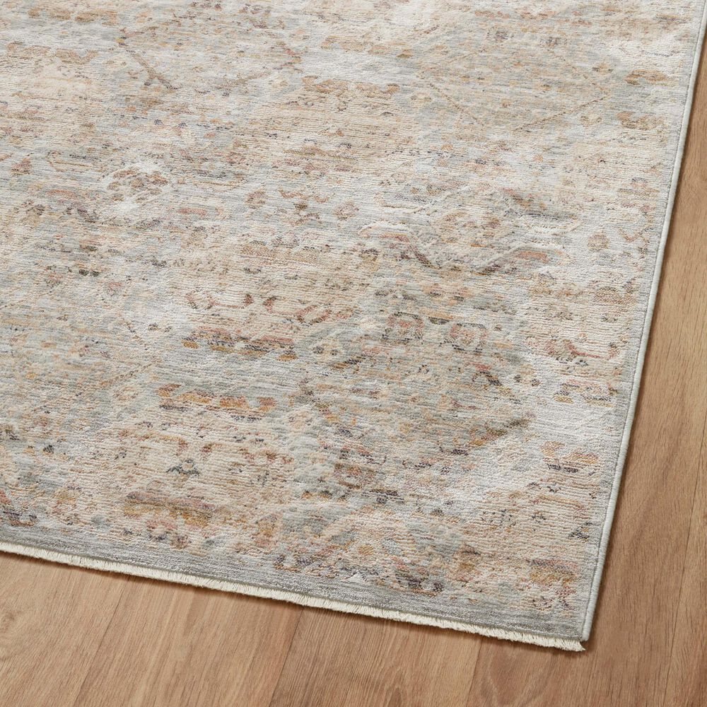 Amber Lewis x Loloi Zuma 2&#39;3&quot; x 3&#39;10&quot; Silver and Multicolor Area Rug, , large