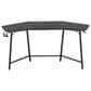 Rta Products Llc U-Shaped Gaming Desk with Shelf and Tablet Holder in Black, , large