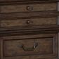 Sasha Lee Grand Teton 2 Drawer Wireless Charging Nightstand in Dark Brown with 2 USB Ports, , large