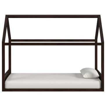 Mayberry Hill Sami Twin Canopy Montessori Bed in Espresso, , large