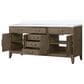 Lexora Home Laurel 72" Double Bathroom Vanity in Grey Oak with White Quartz Top and Rectangular Sinks, , large