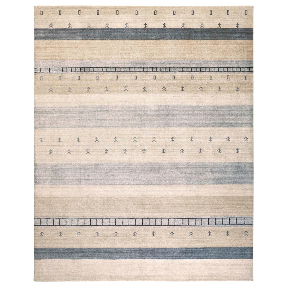 Feizy Rugs Legacy 2' x 3' Beige and Gray Area Rug, , large
